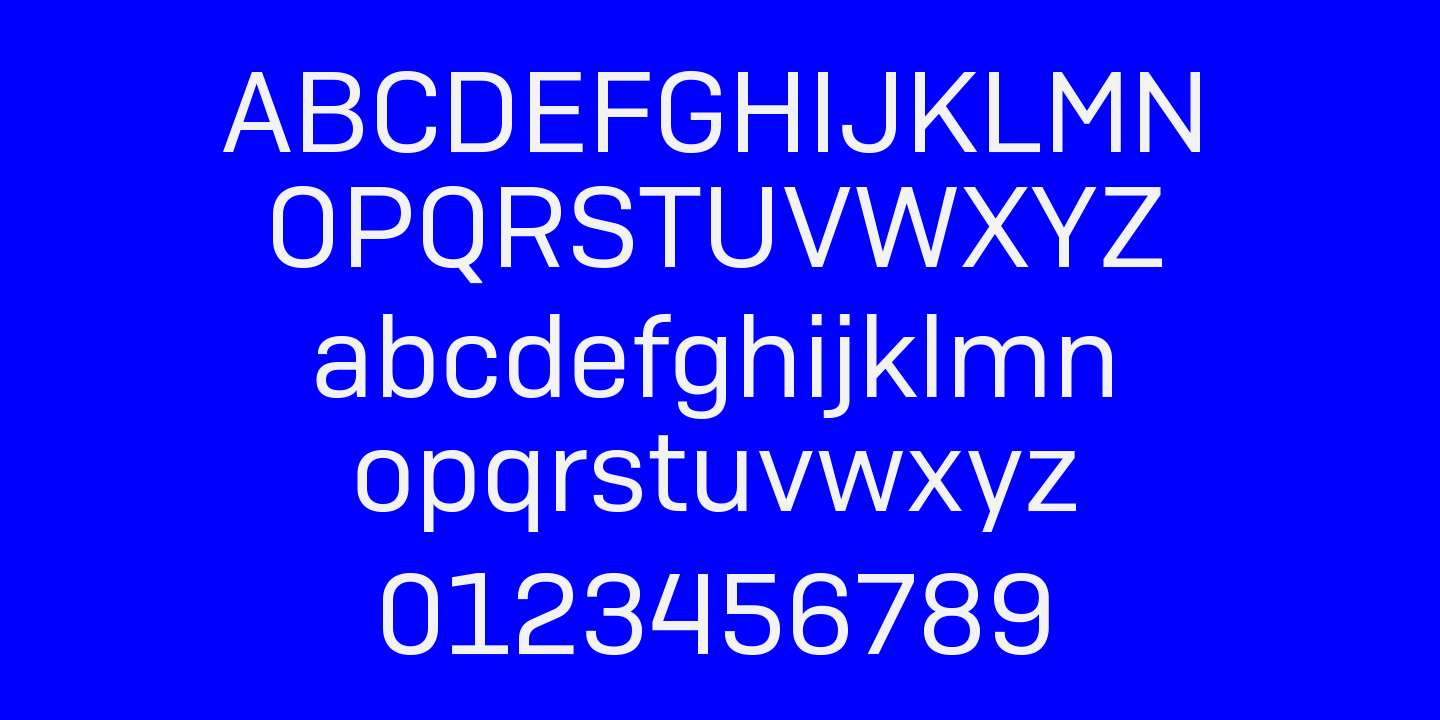 Camber Thin Font preview